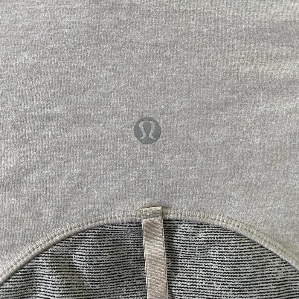 lululemon athletica Light Gray Full‑Zip Jacket